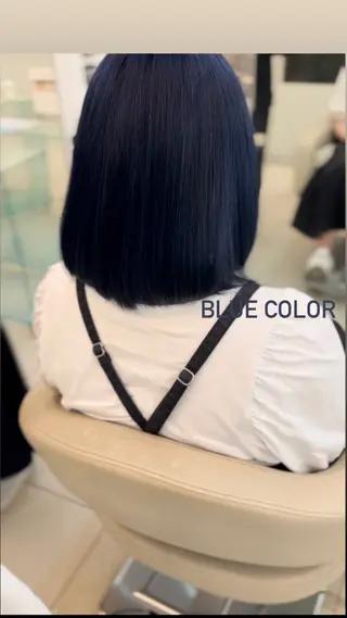 セミロング カラー 似合わせカット暖色 カラーhiyonaのヘアスタイル