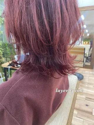 ミディアム おおつき ありかのヘアスタイル