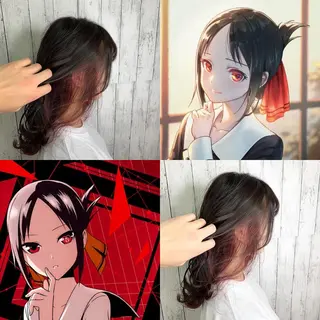 ミディアム 【清瀬】パサツキ 広がり改善川合剛史のヘアスタイル