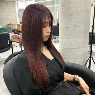 ロング カラー Welring hair salon所属・Runa/大人 かわいいハイトーンのヘアスタイル