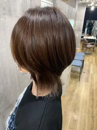 ミディアム カラー _white南海難波店所属・髪質改善/ウスイ アイキ/_WHITEのヘアスタイル