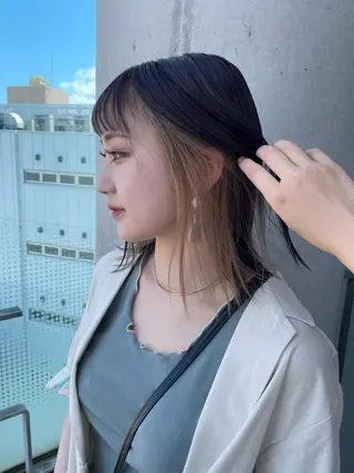 カラー 🍪ﾖｼｲﾊﾙﾈ🍪 ﾗﾍﾞﾝﾀﾞｰｶﾗｰのヘアスタイル