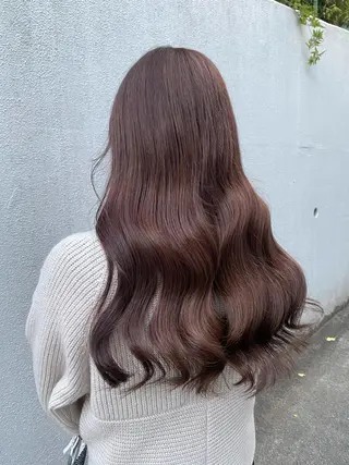 ロング カラー 【艶ヘア】 どうまえのヘアスタイル