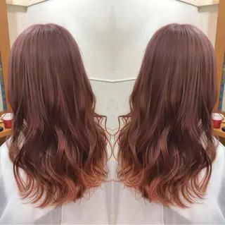 ロング カラー 韓国ヘア🤍髪質改善 🇰🇷AKANEのヘアスタイル