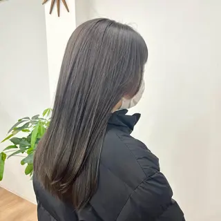 セミロング カラー HIROKO / 透明感暖色カラー🎀のヘアスタイル