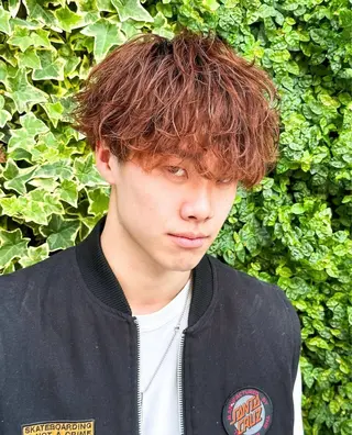 ショート メンズ 似合わせパーマ🔥 河浪  大智のヘアスタイル