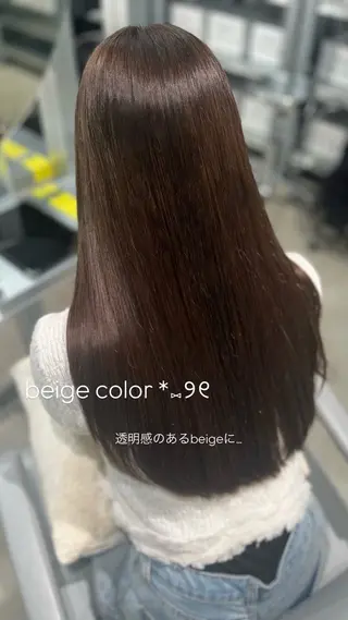 ロング カラー nanase / レイヤーカットのヘアスタイル