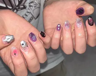 ミディアム nina beautyのネイルデザイン