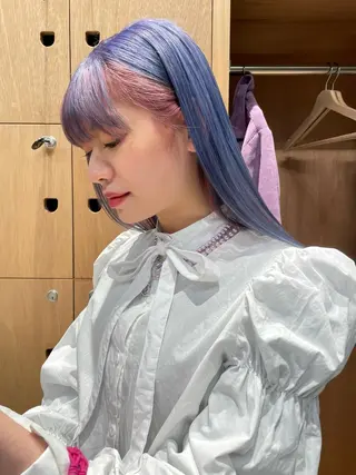 ロング カラー wewe: momoeのヘアスタイル