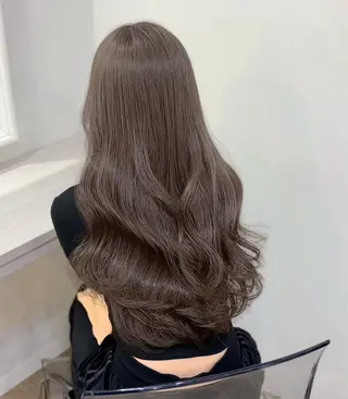 ロング カラー ブリーチなしベージュ 特化 松村 茶屋町のヘアスタイル