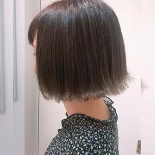 ショート カラー 艶髪✨髪質改善カラー 楠本浩子のヘアスタイル