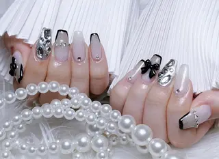 ネイル H3 Nail Tsuki🦋💙のネイルデザイン