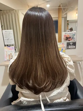 ロング 骨格/顔型/パーソナ ルカラー診断/中野のヘアスタイル