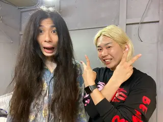 ロング メンズ ✂︎美容師芸人👑 コモリギャルソンのヘアスタイル