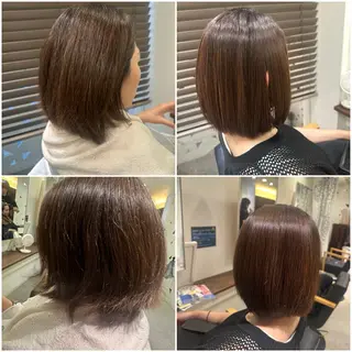 ミディアム パーマ Rely Noble所属・瀧本 頼稀のヘアスタイル