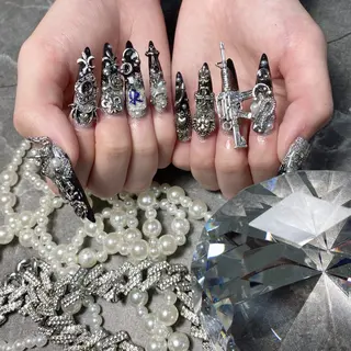 ネイル スカルプ💅🏻 /ホワイトニングのネイルデザイン