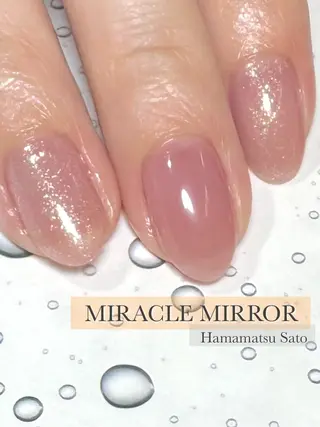 ネイル ミラクルミラー 町野のネイルデザイン
