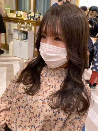 セミロング レイヤーと顔まわり 大好き❣️関口拓馬のヘアスタイル