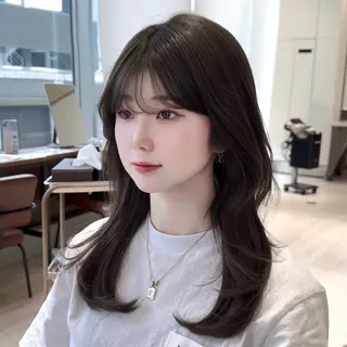 ロング カラー 韓国ヘア🇰🇷× 髪質改善🫧テルのヘアスタイル