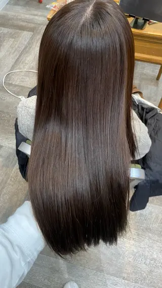 ロング カラー 飯田 雷晟のヘアスタイル