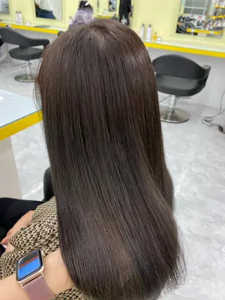 セミロング カラー パーマ ヘアアレンジ メンズ ネイル マツエク・マツパ linette所属・🐩推し活🐩 FUTABA🍒のヘアスタイル