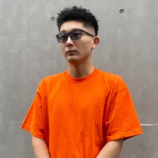 ショート カラー パーマ ヘアアレンジ メンズ キッズ ネイル マツエク・マツパ 中元 淳のヘアスタイル