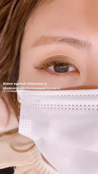 マツエク・マツパ HereMERRY（ヒアメリー）所属・HereMERRY ホリノウチリエのマツエク・マツパデザイン