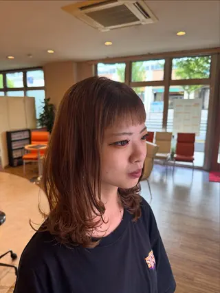ミディアム カラー ヘアアレンジ select 大森 慶斗のヘアスタイル