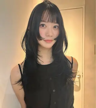 ロング ショート/ボブ 高野菜瑠のヘアスタイル