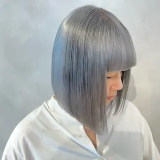 ショート カラー デザインカラー/パー マ🦖外岡咲希🦖のヘアスタイル