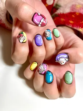 ネイル 0203ムニムサン 💙Airiのネイルデザイン