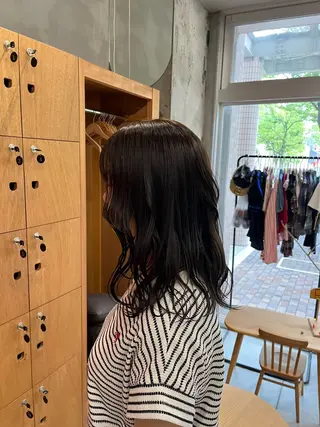 カラー rukia : パーマモデル様大募集のヘアスタイル