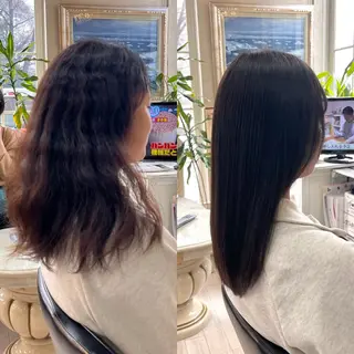 セミロング ✨髪質改善・縮毛矯正 専門美容室マーベルのヘアスタイル