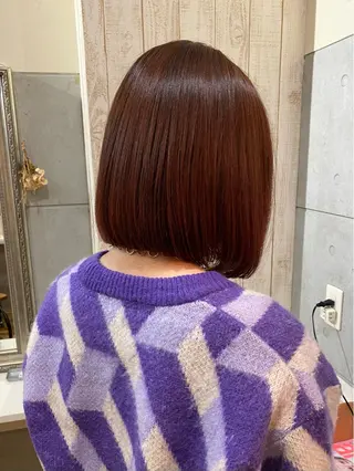 ミディアム 中尾 未来/艶カラー /カットモデルのヘアスタイル