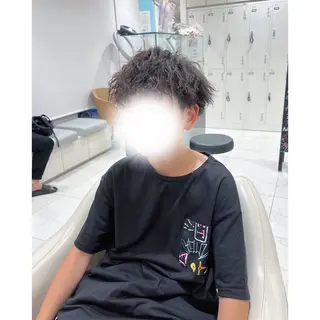 パーマ メンズ 韓国ヘア 🎀中川綾乃🎀のヘアスタイル