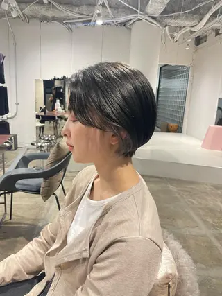 ショート カラー 梅田美容室/レイヤー カット/ナナミ🎞のヘアスタイル