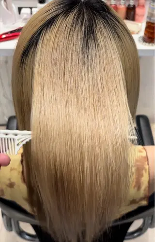 ロング SALOWIN梅田　　サロウィン所属・縮毛•酸性矯正特化/ 美髪•髪質改善/KJのヘアスタイル