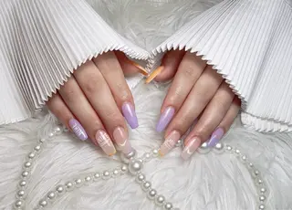 ネイル ☁️Minmin Tsuki💙🩵のネイルデザイン