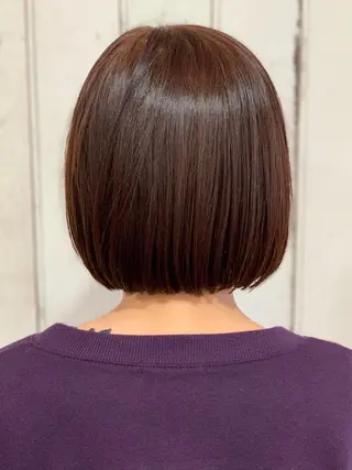 ショート カラー ツヤ髪質改善 💜れいな💜のヘアスタイル