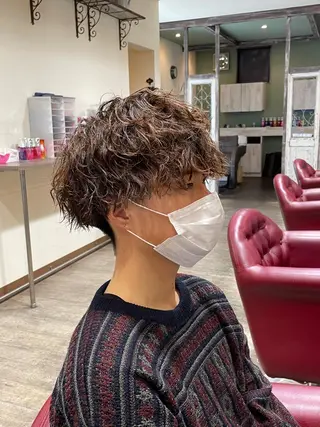 パーマ メンズ メンズ特化ツヤ髪特化 一宮/矢島大樹のヘアスタイル