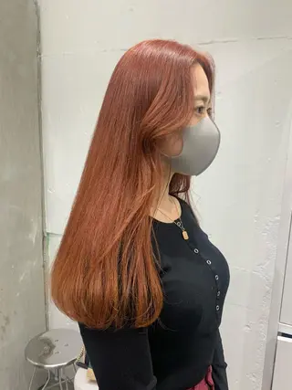 ロング カラー ヘアアレンジ SALOWIN原宿ash店所属・憧れの艶ハイトーンへ 🌙サイダサキのヘアスタイル