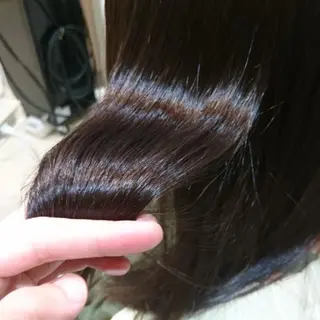 パーマ セミロング 社内カット講師・店長 菅原賢一のヘアスタイル