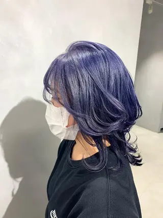 カラー ミディアム F.hair salon所属・ハイトーン×髪質改善 🌈しゅんだい🌈のヘアスタイル