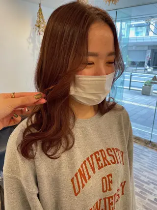 セミロング カラー m ā l o.🌷 サカモトマイコのヘアスタイル