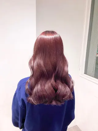 ロング カラー 暗髪🩶ラベンダー/ ブルー/ユウナ🤍のヘアスタイル