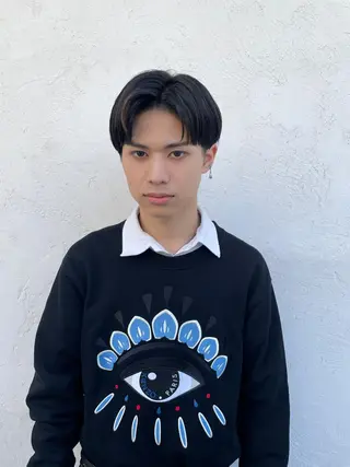 ショート メンズ 顔周りカット× 髪質改善【リョウ】のヘアスタイル