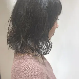 ショート パーマ 江原 彩華のヘアスタイル