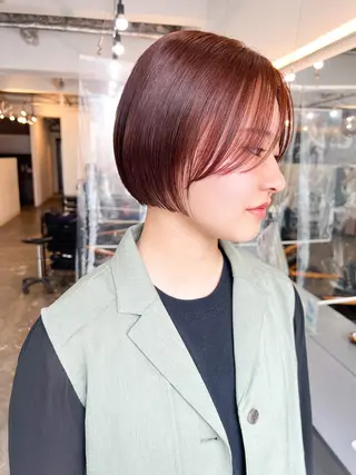 ショート カラー レイヤーカット/ 火ノ見🪡のヘアスタイル