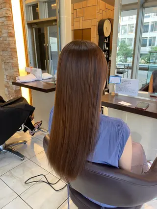 ロング ⭐️透明感カラー/ パーマ⭐️宮野翔のヘアスタイル