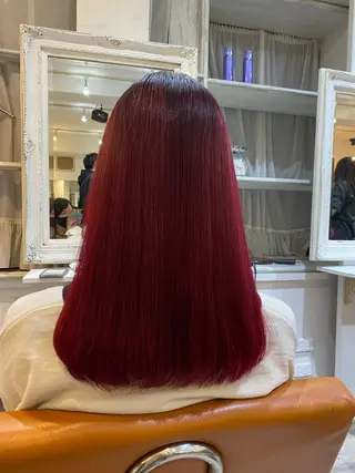 セミロング カラー 🌈艶髪人気№１🌈 newi池袋店⭐江口のヘアスタイル